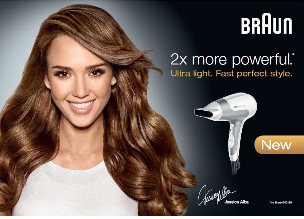 Фен Braun HD 585 белый/серебристый