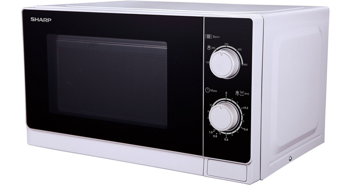 Микроволновая Печь Sharp R-2000RW 20л. 800Вт белый/черный