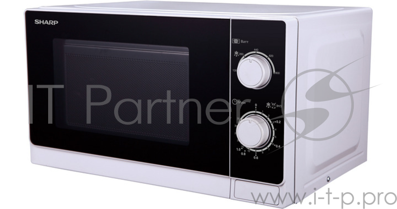 Микроволновая Печь Sharp R-2000RW 20л. 800Вт белый/черный