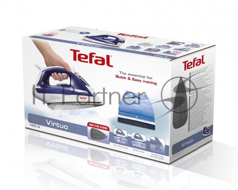 Утюг Tefal FV1711E0 синий/белый