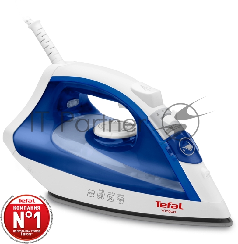 Утюг Tefal FV1711E0 синий/белый