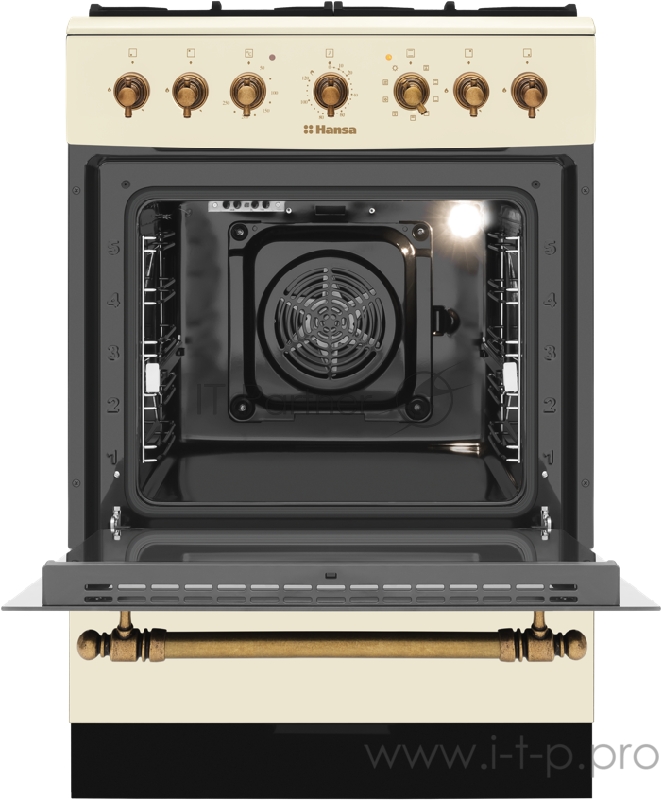 Плита Комбинированная Hansa FCMY68109 слоновая кость