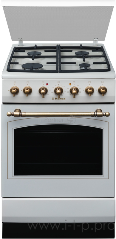 Плита Комбинированная Hansa FCMY58109 слоновая кость