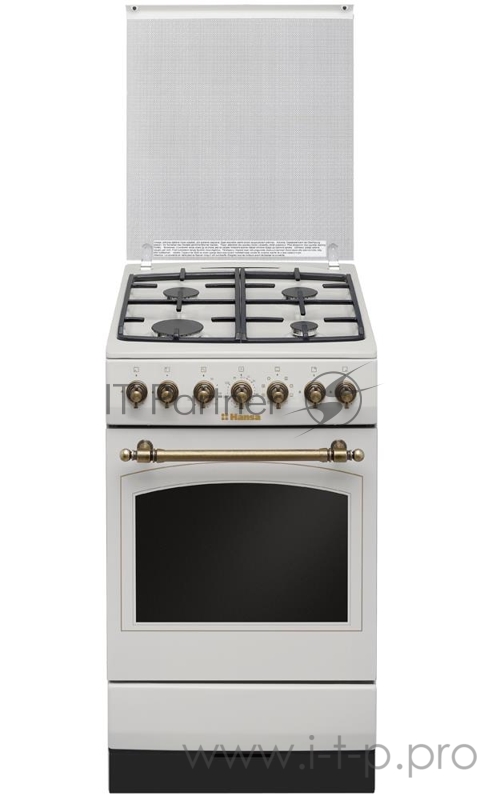 Плита Комбинированная Hansa FCMY58109 слоновая кость