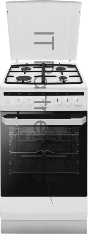 Плита Комбинированная Hansa FCMW54121 белый