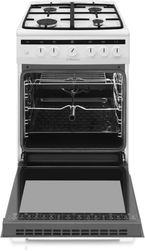 Плита Комбинированная Hansa FCMW54121 белый