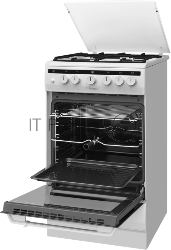 Плита Комбинированная Hansa FCMW54121 белый