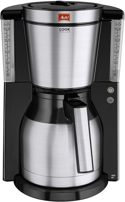 Кофеварка капельная Melitta Look IV Therm de luxe 1000Вт черный