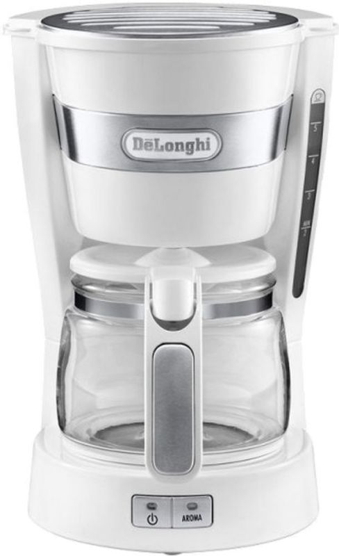 Кофеварка капельная DeLonghi ICM 14011.W белый