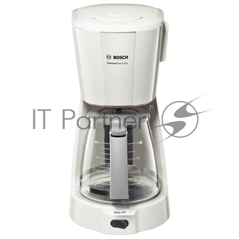 Кофеварка капельная Bosch TKA3A031 1100Вт белый