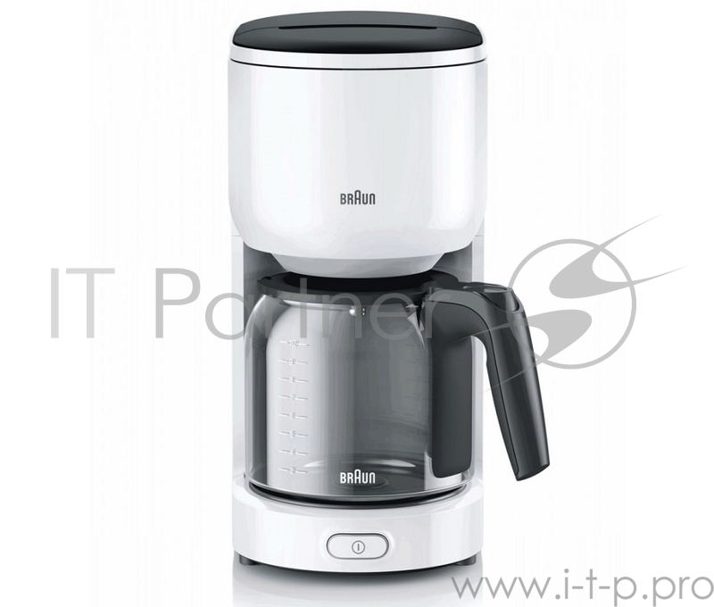 Кофеварка капельная Braun KF3120WH белый