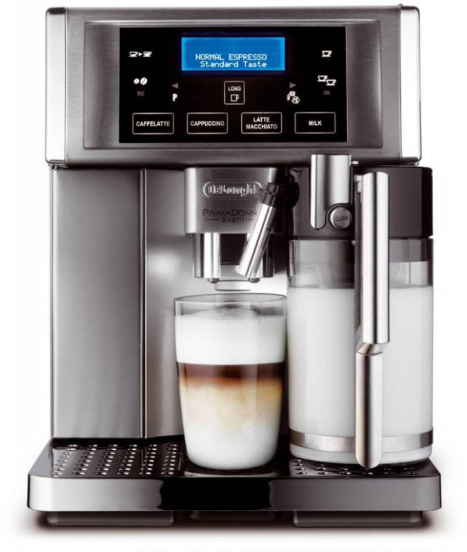 Кофемашина Delonghi PrimaDonna Avant ESAM6704 1350Вт серебристый