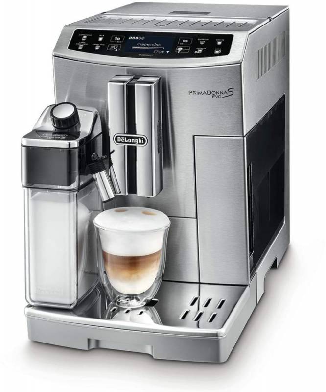 Кофемашина Delonghi PrimaDonna S EVO ECAM510.55.M 1350Вт серебристый