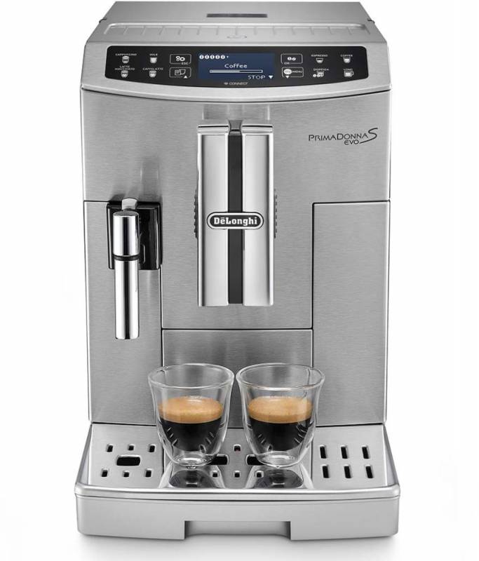 Кофемашина Delonghi PrimaDonna S EVO ECAM510.55.M 1350Вт серебристый