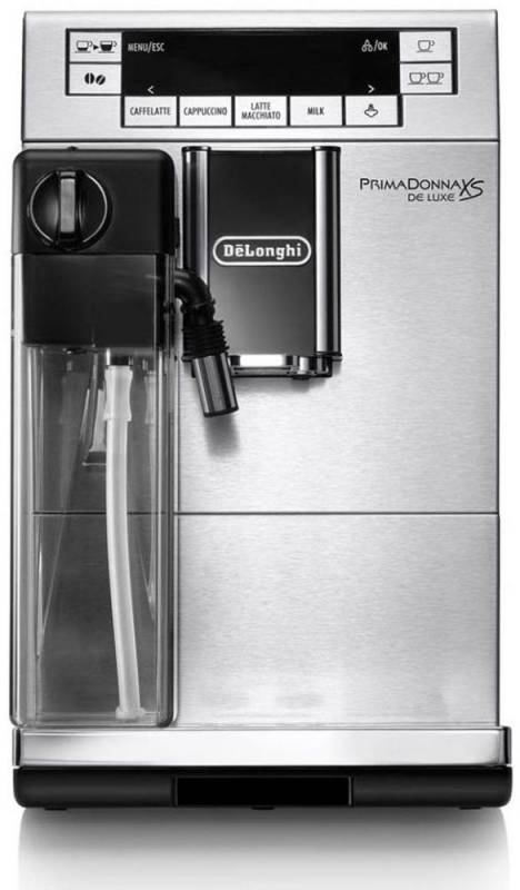Кофемашина Delonghi PrimaDonna XS ETAM36.364.M 1450Вт серебристый