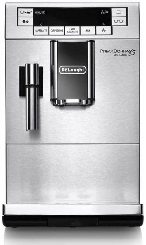 Кофемашина Delonghi PrimaDonna XS ETAM36.364.M 1450Вт серебристый