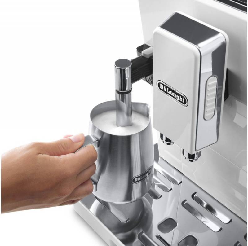 Кофемашина Delonghi Dinamica ECAM45.764.W 1450Вт белый