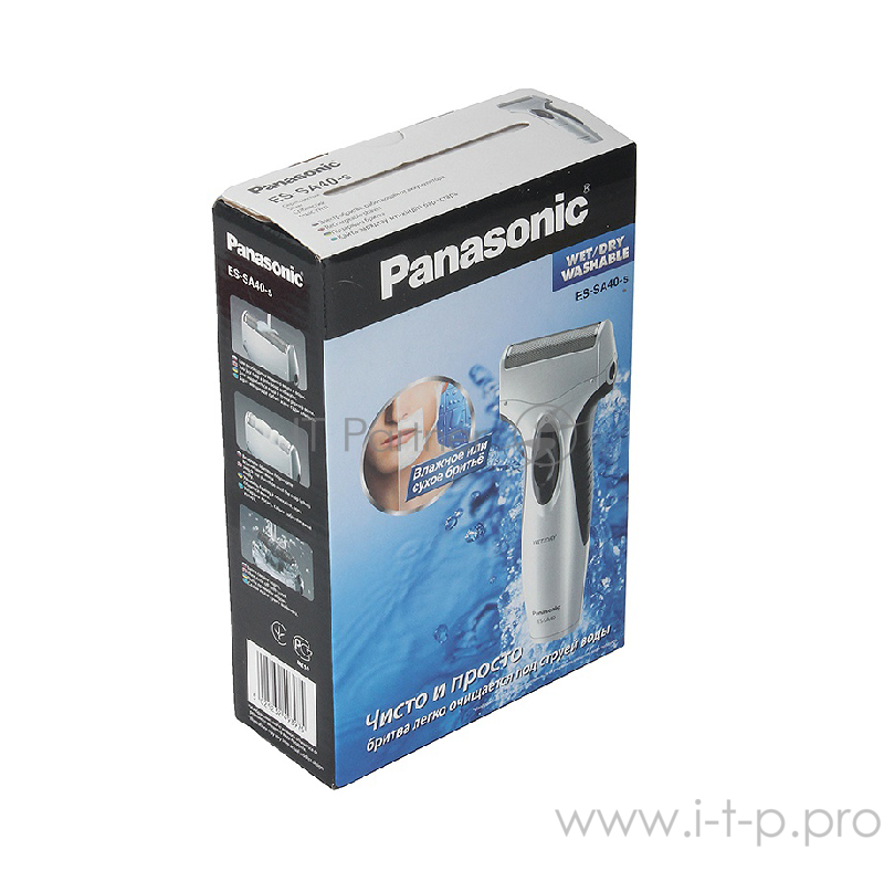 Бритва сетчатая Panasonic ES-SA40-S серебристый/черный