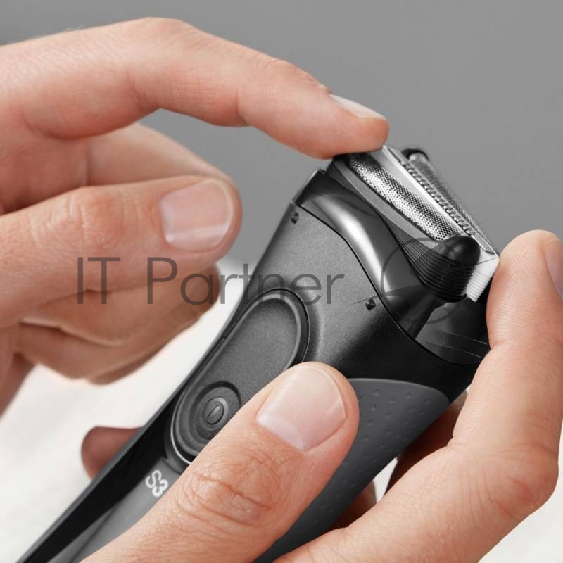 Бритва сетчатая Braun Series 3 3000s черный