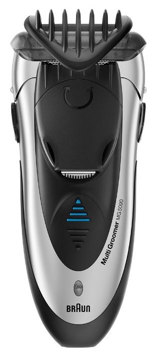 Бритва сетчатая Braun MG5090 серебристый/черный
