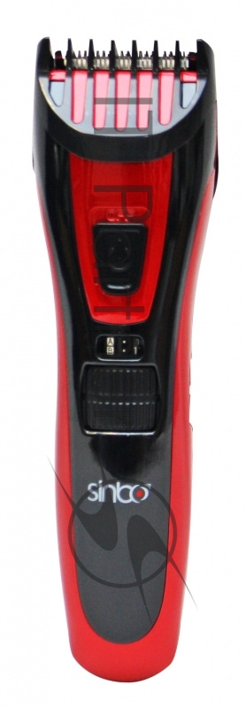 Машинка для стрижки Sinbo SHC 4370 красный 3Вт (насадок в компл:2шт)