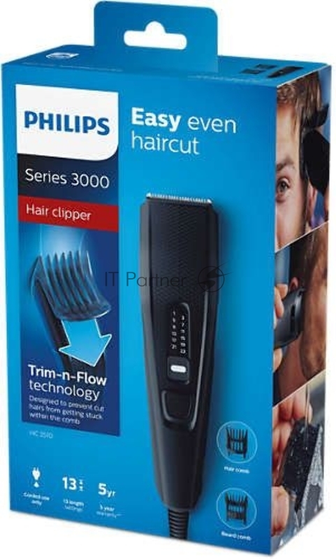 Машинка для стрижки Philips HC3510/15 черный