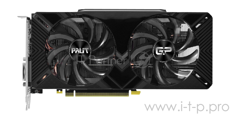 Видеокарта PALIT GeForce RTX2060 GAMINGPRO OC / 6GB GDDR6 192bit 14Gbps 1830MHz DVI HDMI DP / NE6206