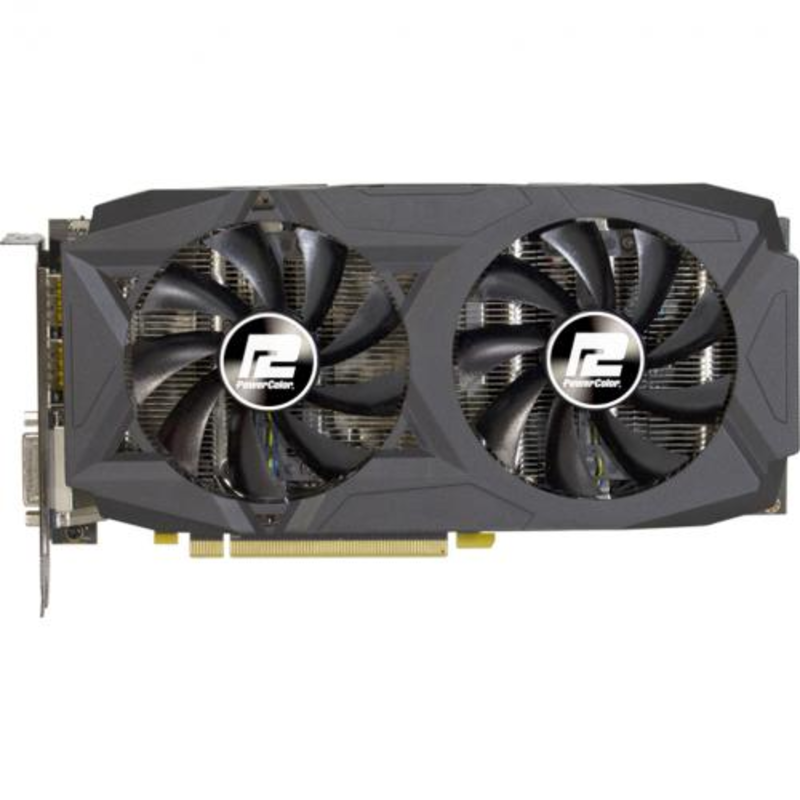 Видеокарта POWERCOLOR AMD Radeon RX 580 , AXRX 580 8GBD5-3DHDV2/OC, 8Гб, GDDR5, OC, Ret