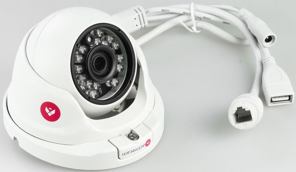 Видеокамера IP ActiveCam AC-D8111IR2W 3.6-3.6мм цветная корп.:белый