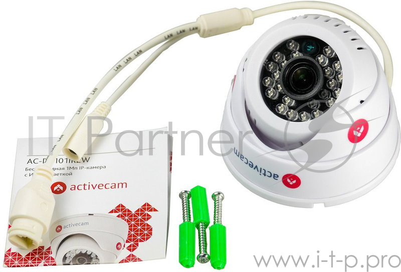 Видеокамера IP ActiveCam AC-D8121IR2W 3.6-3.6мм цветная