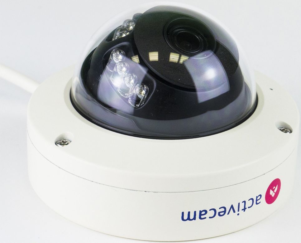 Видеокамера IP ActiveCam AC-D3121IR1 3.6-3.6мм цветная корп.:белый
