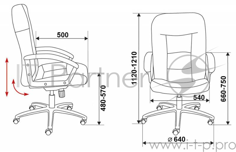 Кресло руководителя Бюрократ T-9908AXSN-AB черный кожа крестовина хромированная