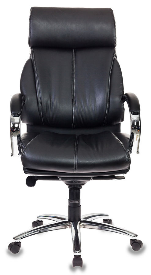 Кресло руководителя Бюрократ T-9904SL/BLACK черный искусственная кожа крестовина хром