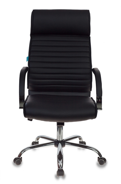 Кресло руководителя Бюрократ T-8010SL/BLACK черный искусственная кожа крестовина хром