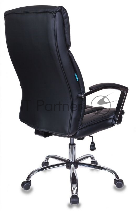 Кресло руководителя Бюрократ T-8000SL/BL+BLACK черный искусственная кожа крестовина хром
