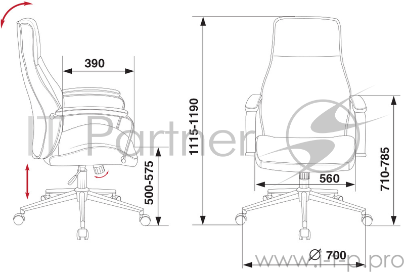 Кресло руководителя Бюрократ T-703SL/CAMEL светло-коричневый искусственная кожа крестовина хром