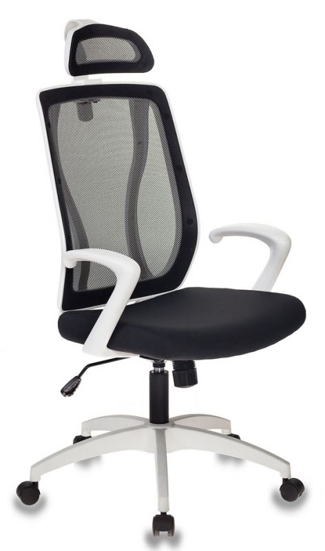 Кресло руководителя Бюрократ MC-W411-H/26-28 черный TW-01 сиденье черный 26-28 сетка/ткань (пластик