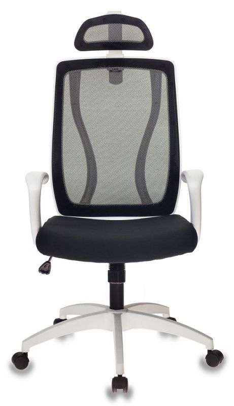 Кресло руководителя Бюрократ MC-W411-H/26-28 черный TW-01 сиденье черный 26-28 сетка/ткань (пластик