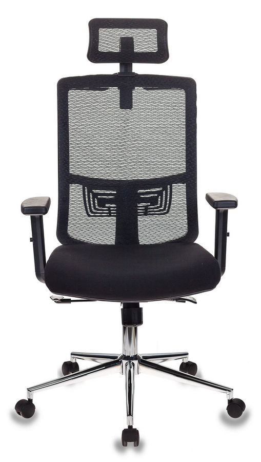 Кресло руководителя Бюрократ MC-612-H/B/26-B01 черный ВМ-11 сиденье черный 26-В01 сетка/ткань кресто