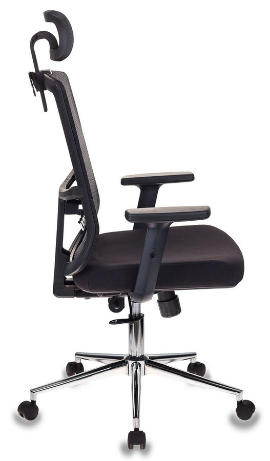 Кресло руководителя Бюрократ MC-612-H/B/26-B01 черный ВМ-11 сиденье черный 26-В01 сетка/ткань кресто