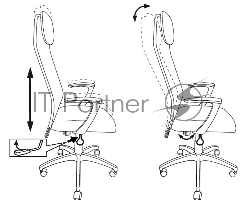 Кресло руководителя Бюрократ KB-8/DB/TW-10N синий TW-05N TW-10N сетка