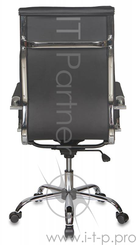 Кресло руководителя Бюрократ CH-993/black черный искусственная кожа крестовина хромированная