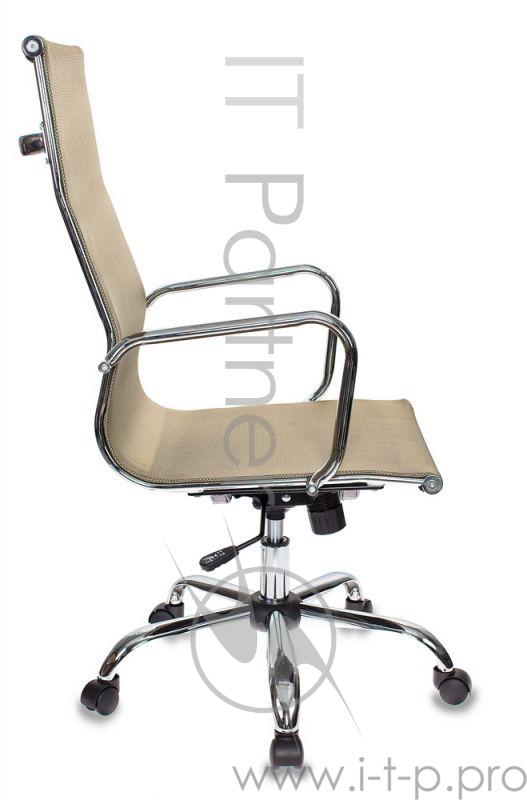 Кресло руководителя Бюрократ CH-993/gold золотистый сетка крестовина хром