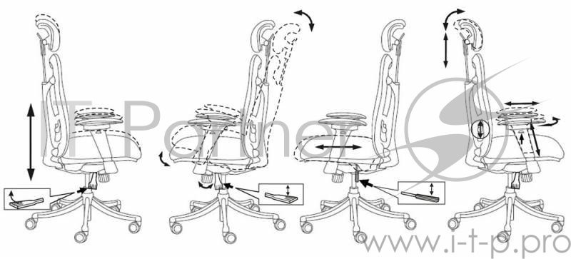 Кресло руководителя Бюрократ CH-999ASX спинка сетка черный сиденье черный TW-11 крестовина хром