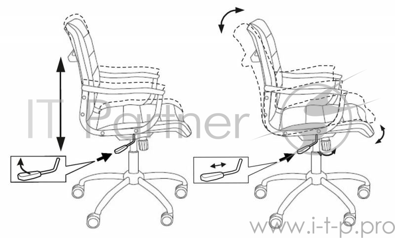 Кресло руководителя Бюрократ CH-994AXSN низкая спинка черный искусственная кожа крестовина хромирова