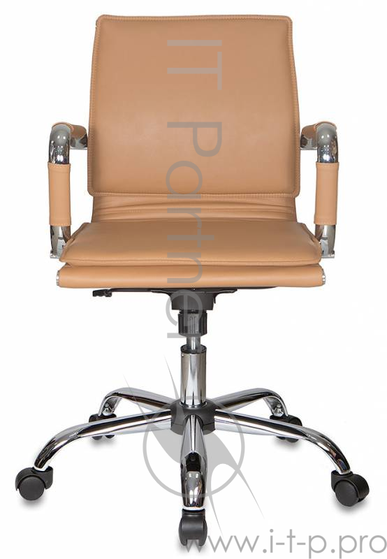Кресло руководителя Бюрократ CH-993-Low/Camel низкая спинка светло-коричневый искусственная кожа кре
