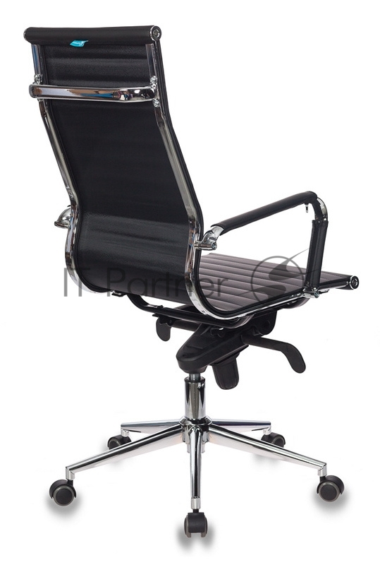 Кресло руководителя Бюрократ CH-883MB/BLACK черный искусственная кожа крестовина хром