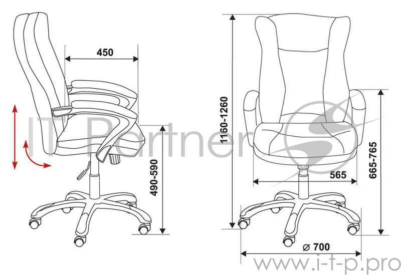 Кресло руководителя Бюрократ CH-879Y/Beige бежевый искусственная кожа (пластик золото)