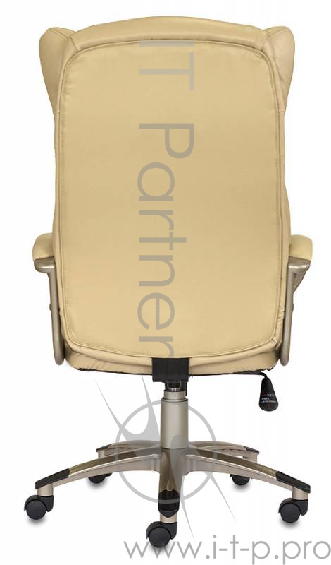 Кресло руководителя Бюрократ CH-879Y/Beige бежевый искусственная кожа (пластик золото)
