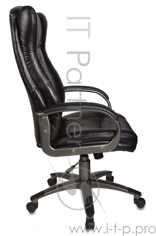Кресло руководителя Бюрократ CH-879DG/Black черный искусственная кожа (пластик темно-серый)